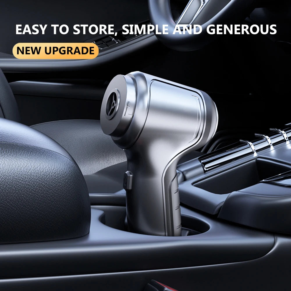 Mini cordless vacuum cleaner for car